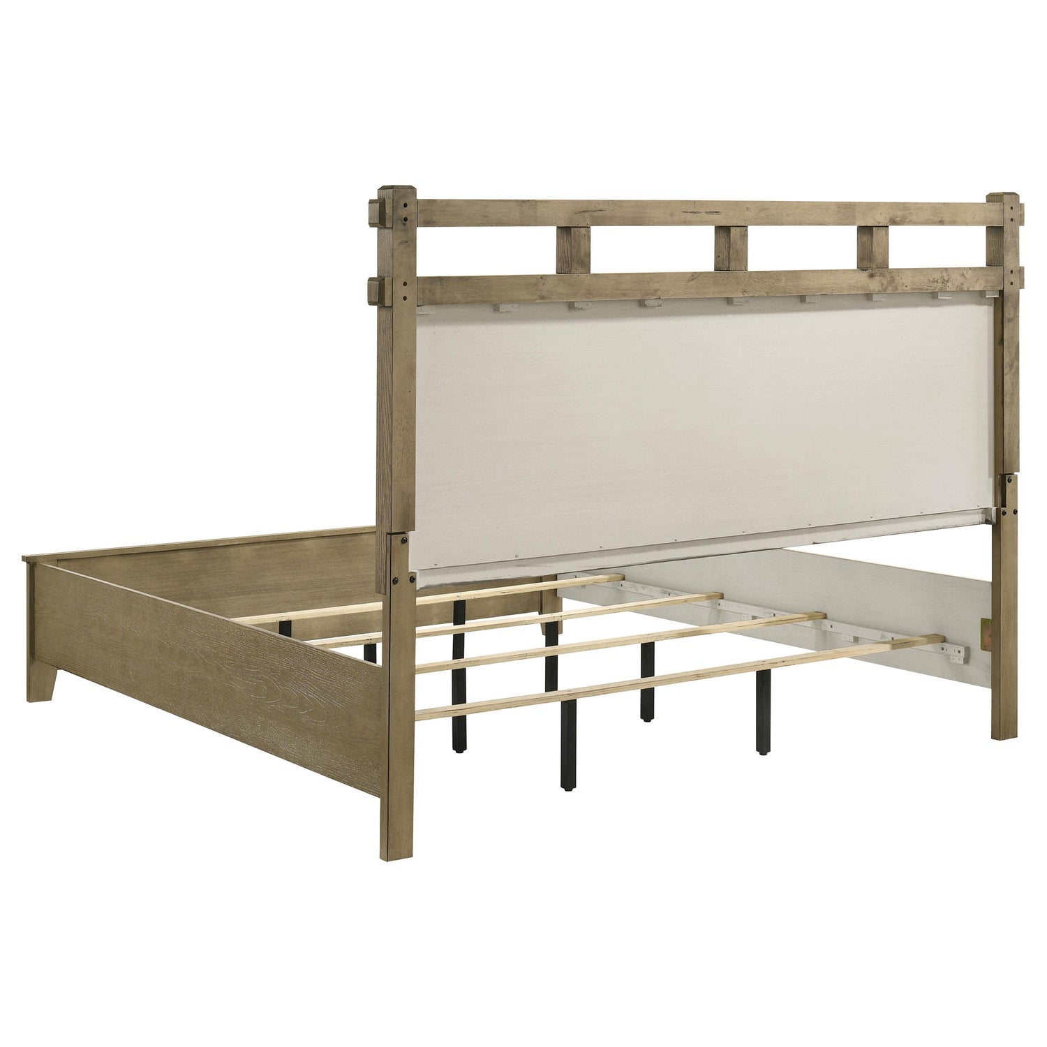 Hazlewood 59-inch Eastern King Panel Bed Vineyard Oak - 207531KE