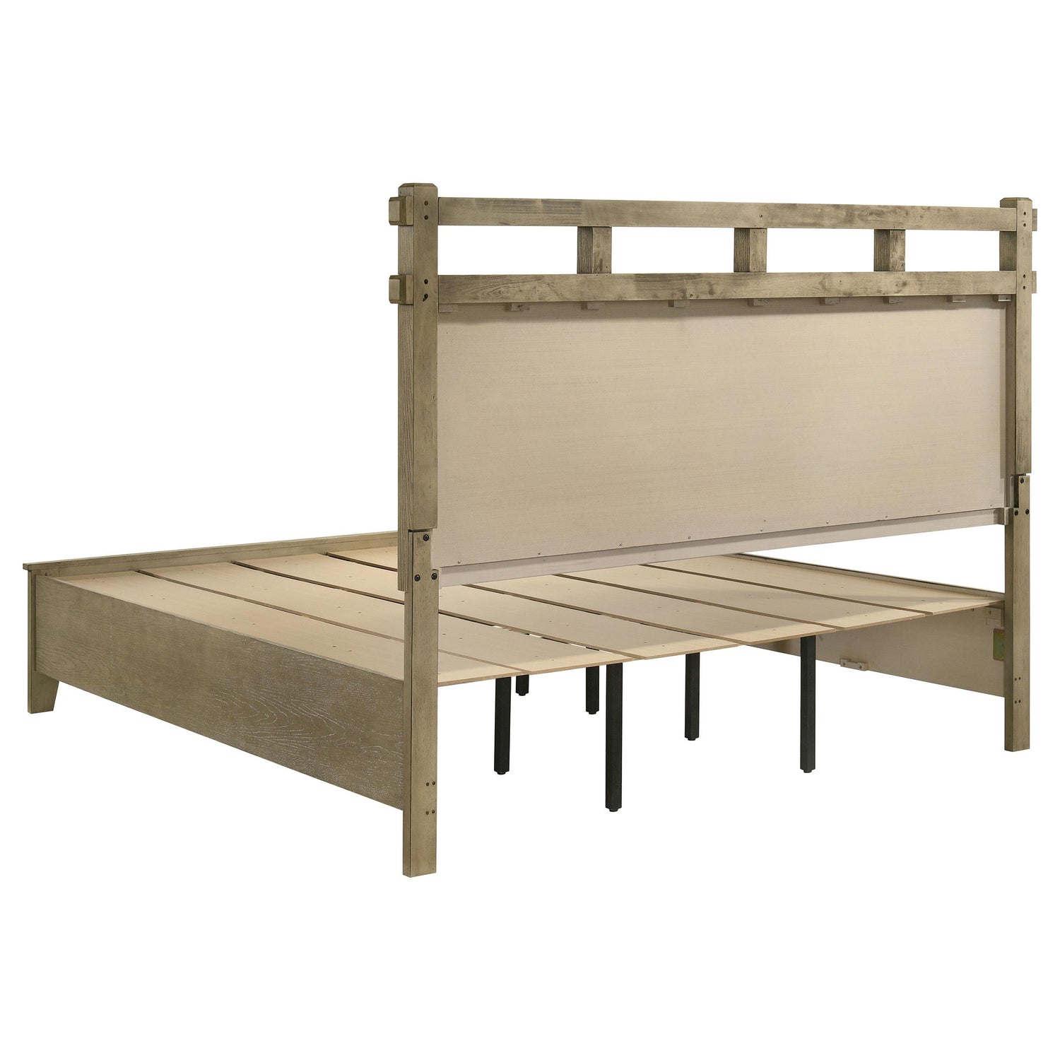Hazlewood 59-inch Eastern King Storage Bed Vineyard Oak - 207530KE