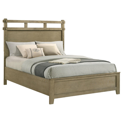 Hazlewood 59-inch Queen Panel Bed Vineyard Oak - 207531Q