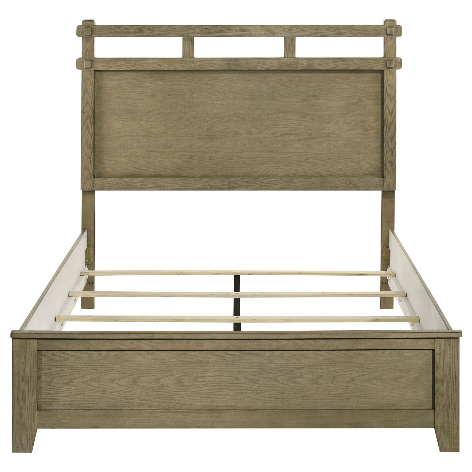 Hazlewood 59-inch Queen Panel Bed Vineyard Oak - 207531Q