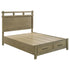 Hazlewood 59-inch Queen Panel Storage Bed Vineyard Oak - 207530Q