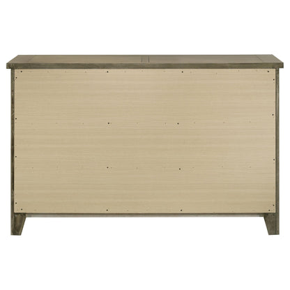 Hazlewood 6-drawer Bedroom Dresser Cabinet Vineyard Oak - 207533