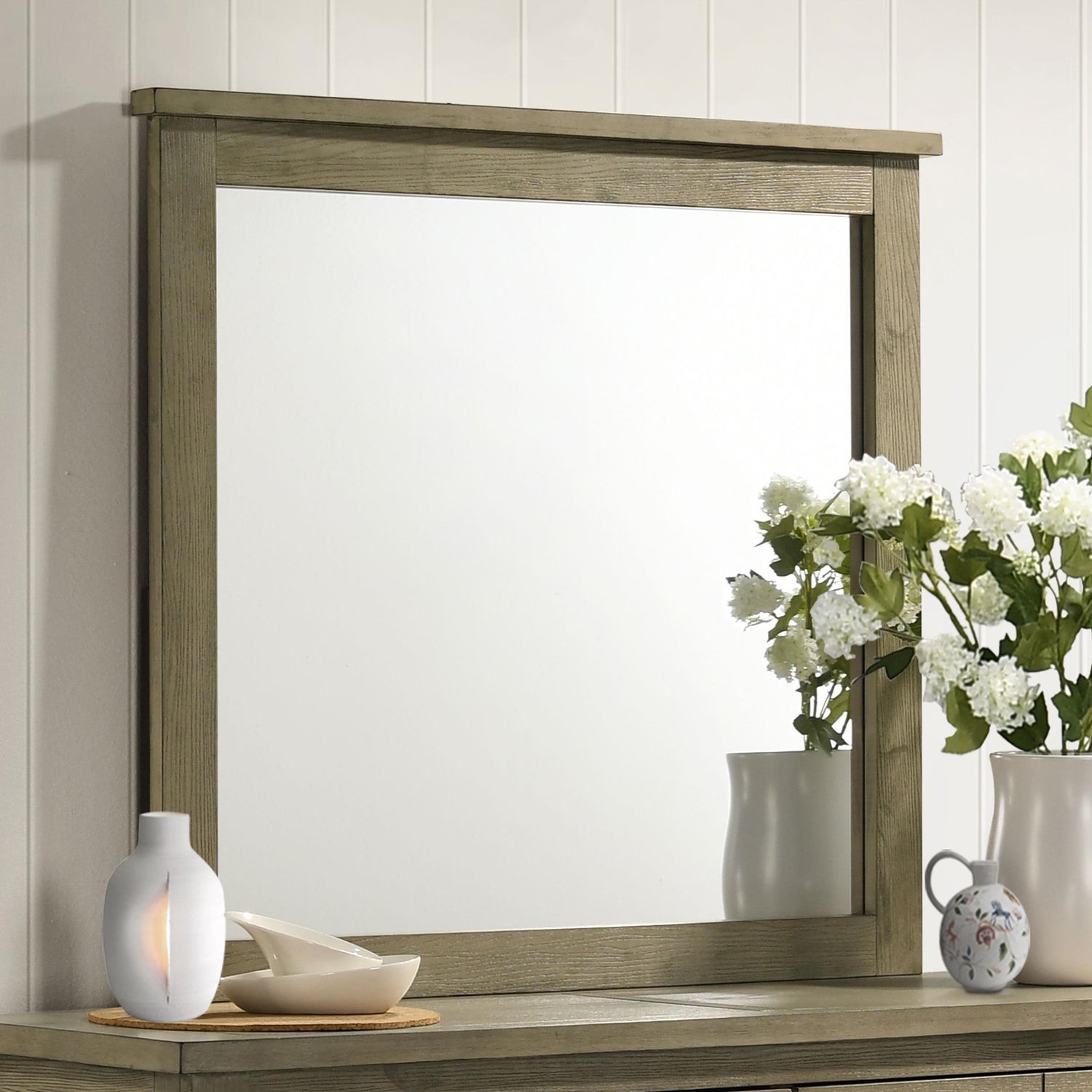 Hazlewood Dresser Mirror Vineyard Oak - 207534