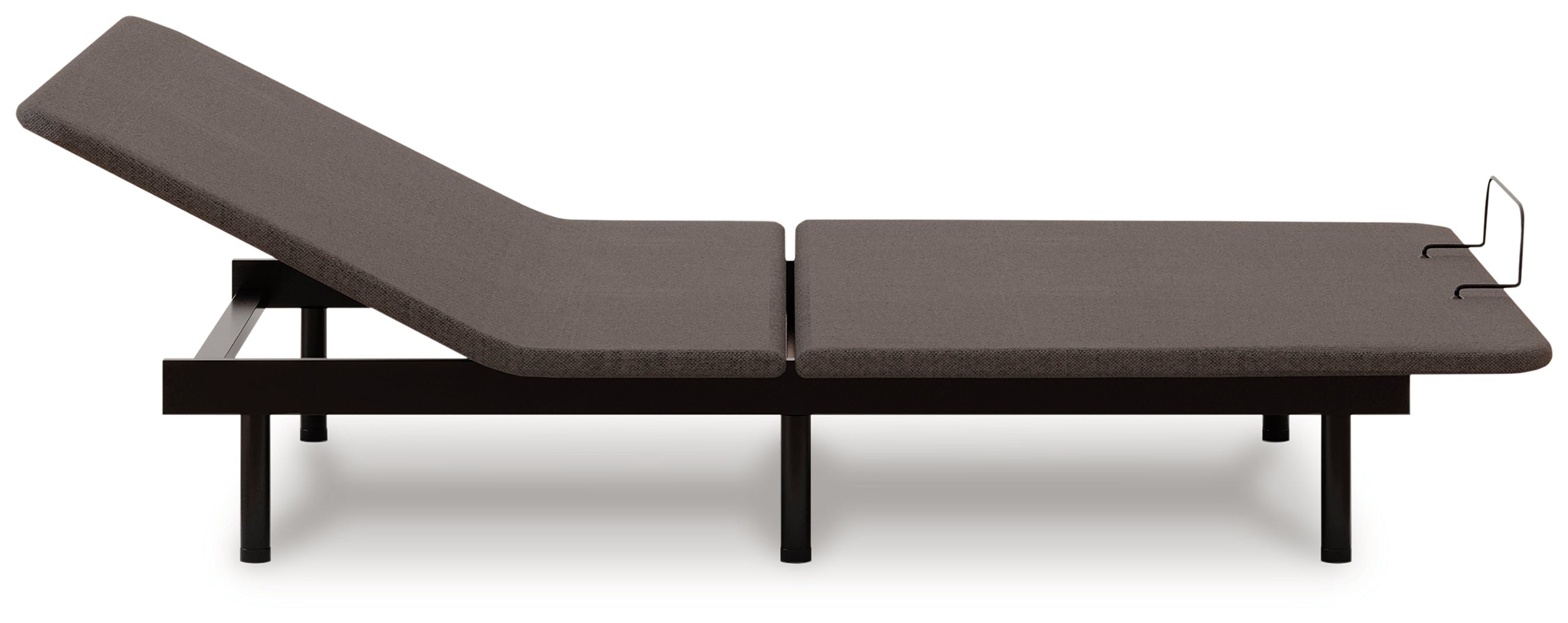 Head/Foot Model - Good Charcoal Gray Queen Adjustable Base - M5X332