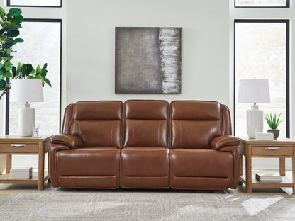 Healy Pier Chocolate Power Reclining Sofa - U1120415