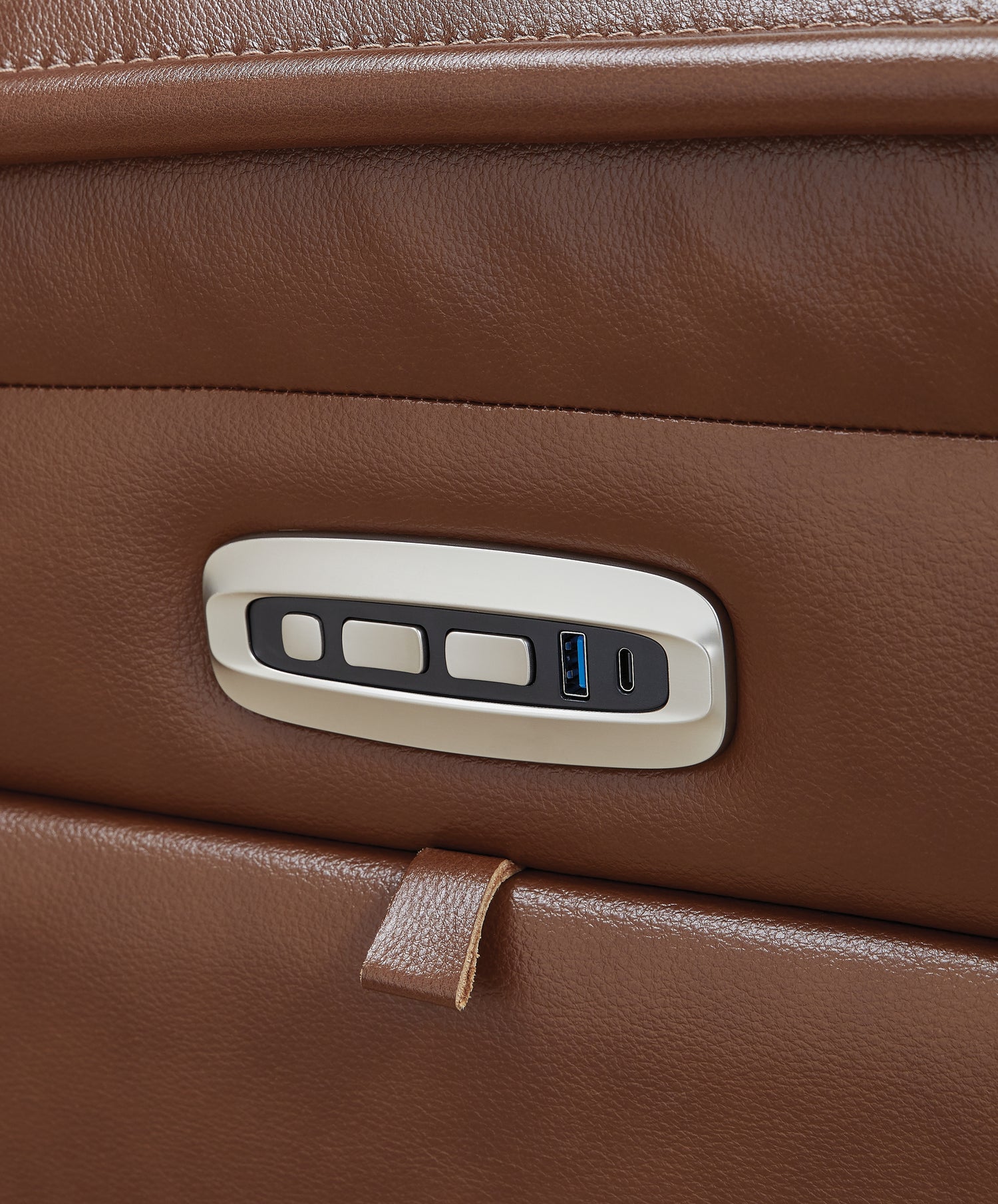 Healy Pier Chocolate Power Reclining Sofa - U1120415