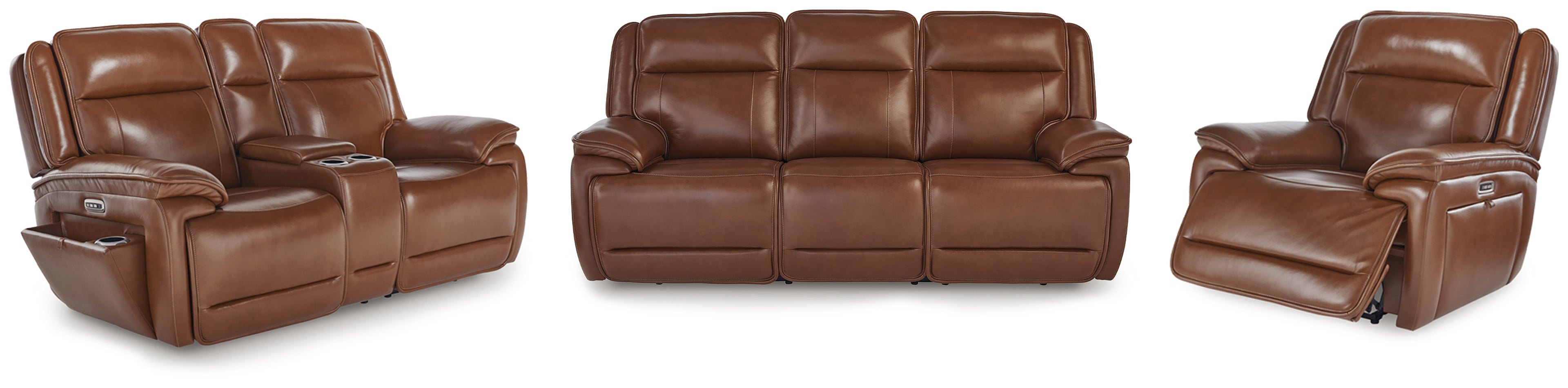 Healy Pier  Power Reclining Sofa, Loveseat and Recliner - U11204U2