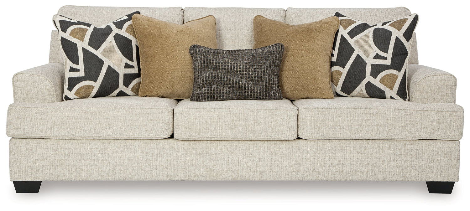 Heartcort Sofa, Loveseat, Chair and Ottoman in Quartz - PKG019289