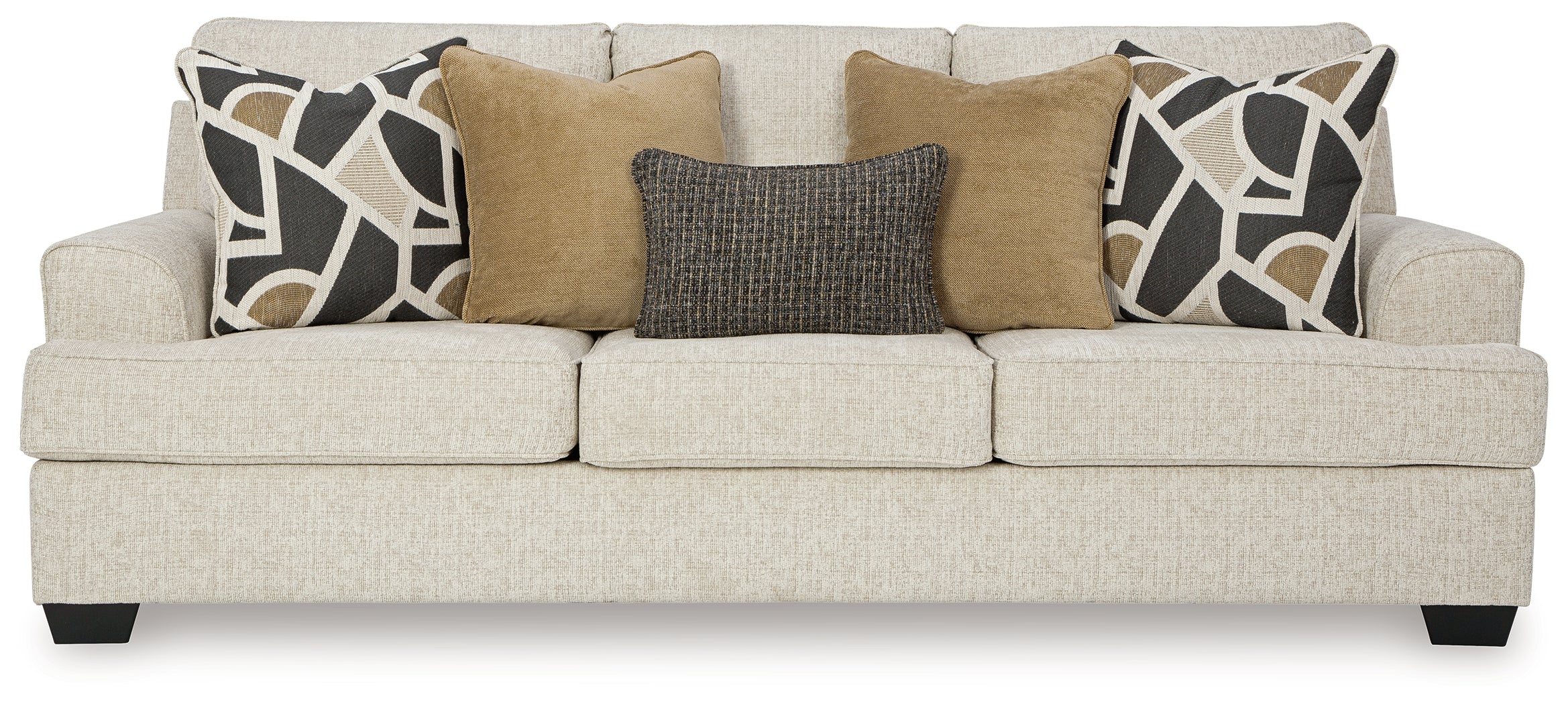 Heartcort Sofa, Loveseat, Chair and Ottoman in Quartz - PKG019289