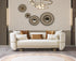 Helena Ivory Velvet Sofa 94" [ETA: 11/25] - HELENA-S