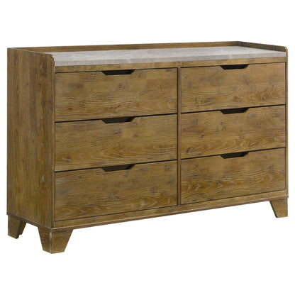 Henderson 4-piece Queen Bedroom Set Medium Oak - 222971Q-S4