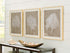 Hendridge Taupe/White Wall Art (Set of 3) - A8000486