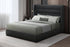 Hero Black Platform Bed (w/ Bluetooth Speaker) - Queen, King *Queen - HERO BLACK Queen
