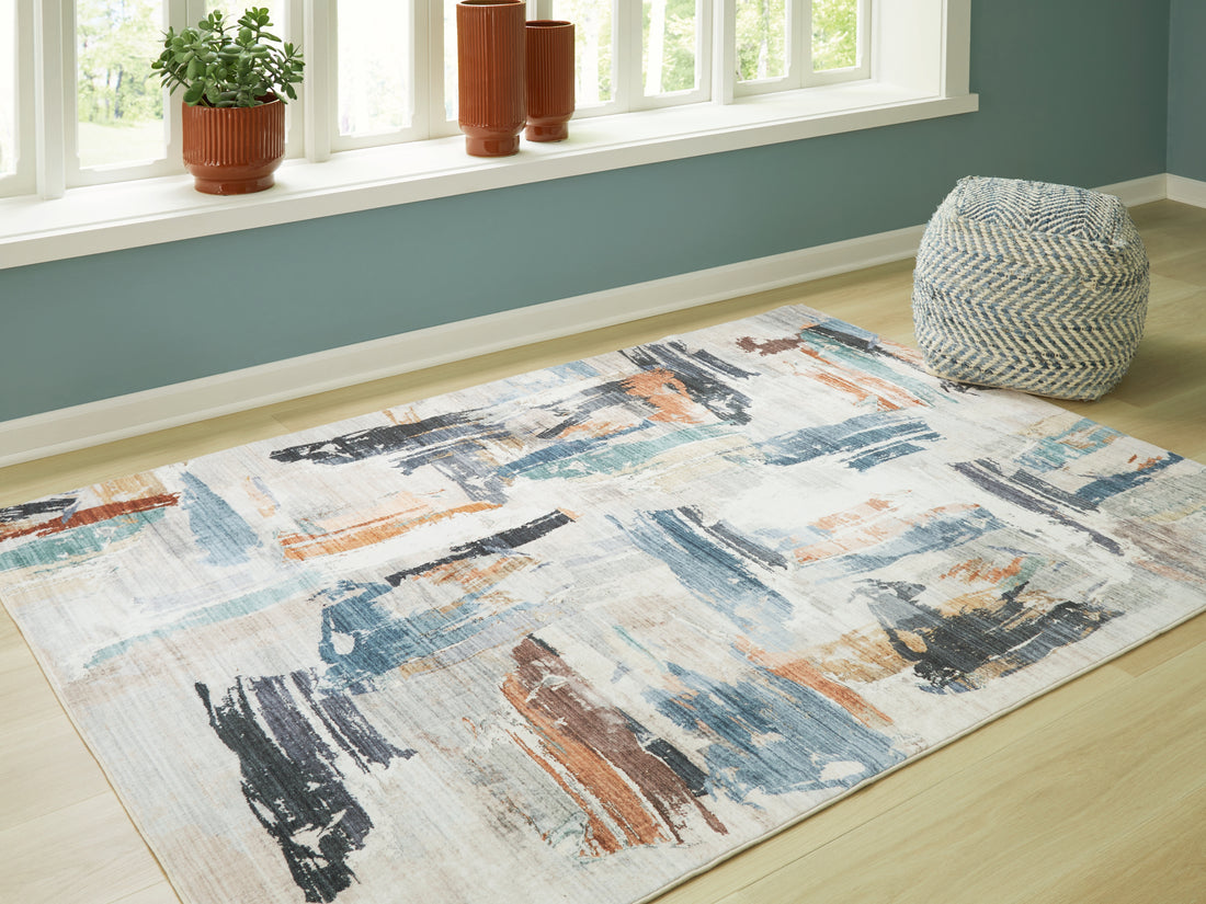 Hessland Multi Washable Large Rug - R407051