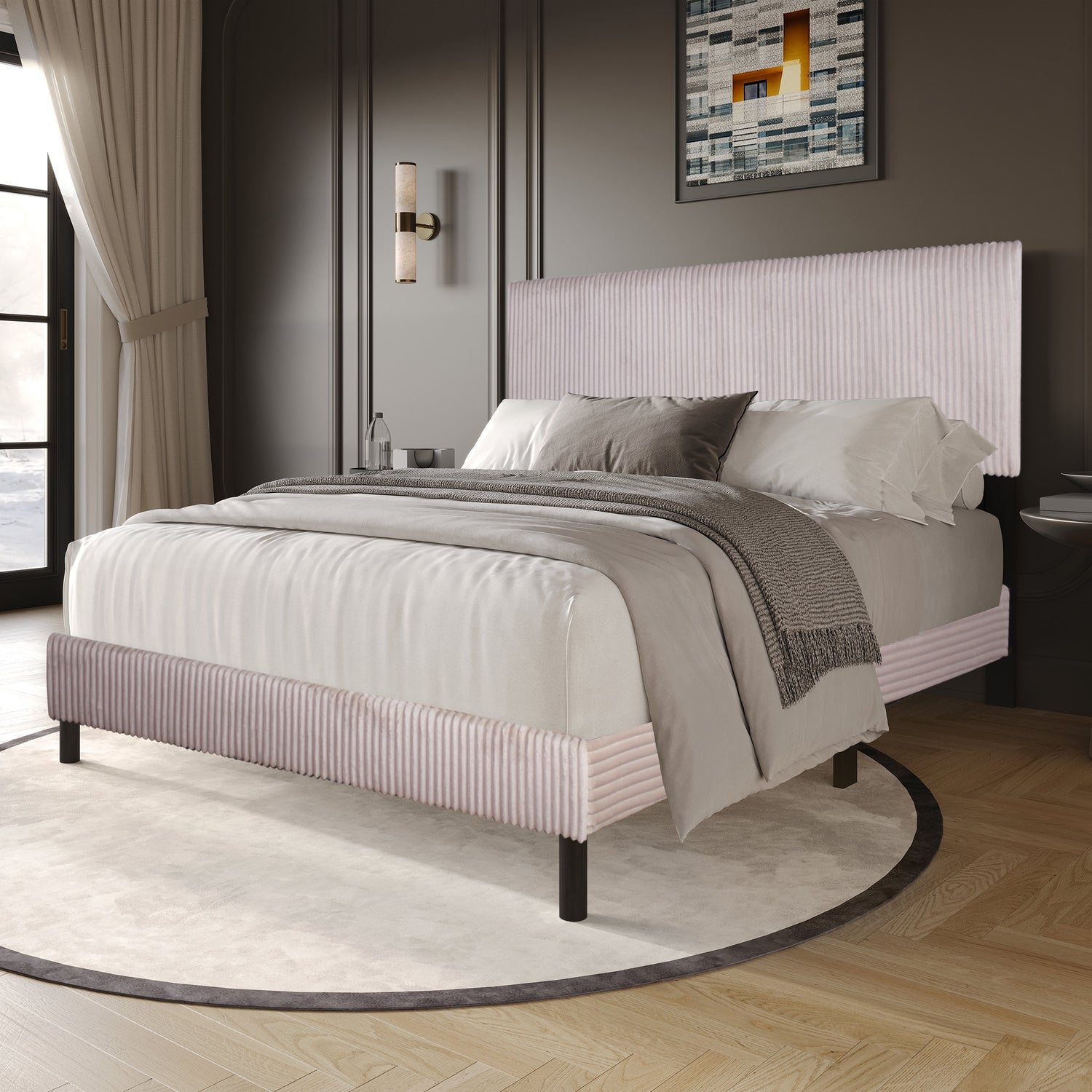 HH160 Platform Bed - Twin, Full, Queen, King *Twin - HH160 PLATFORM BED Twin