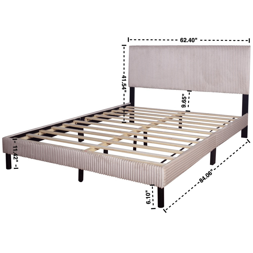 HH160 Platform Bed - Twin, Full, Queen, King *Twin - HH160 PLATFORM BED Twin