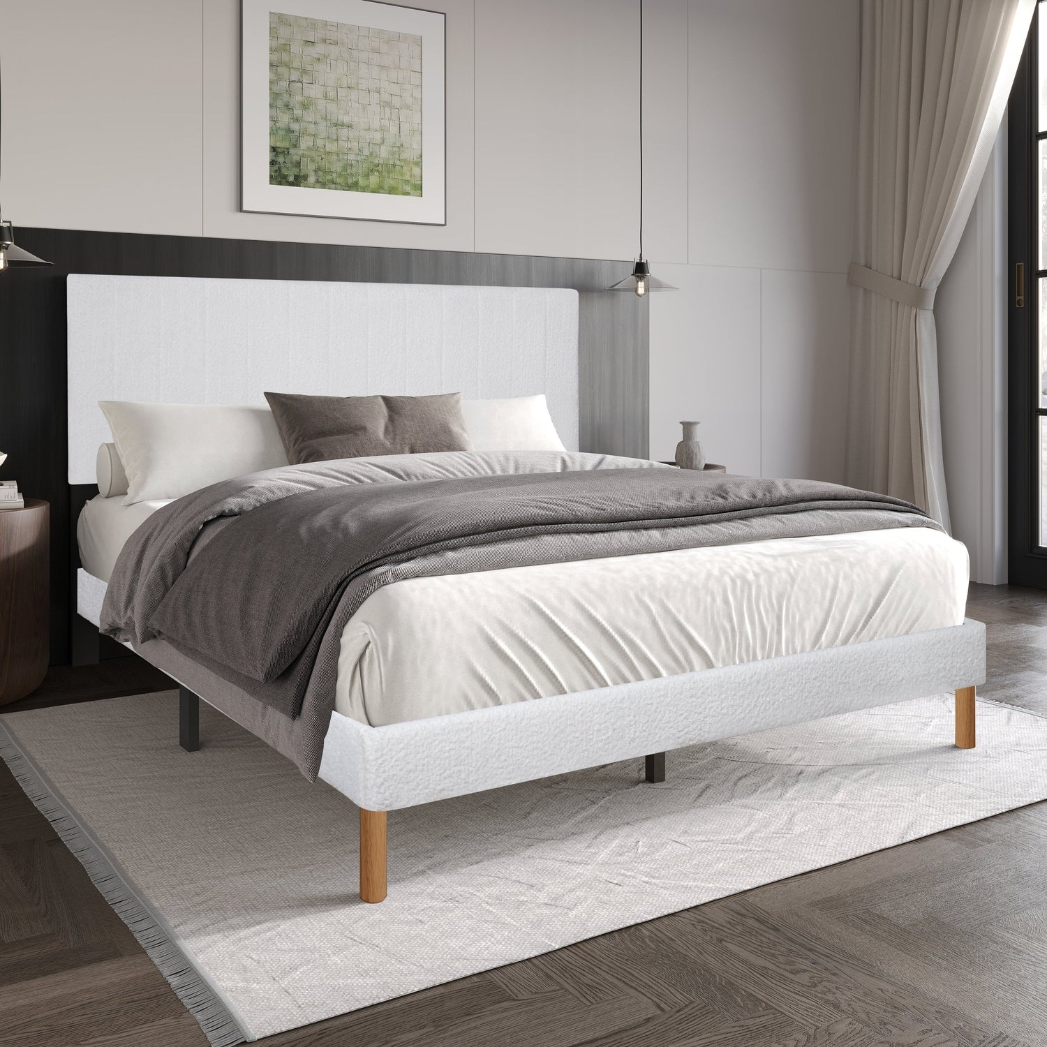HH200 Platform Bed - Twin, Full, Queen, King *Full - HH200 PLATFORM BED Full