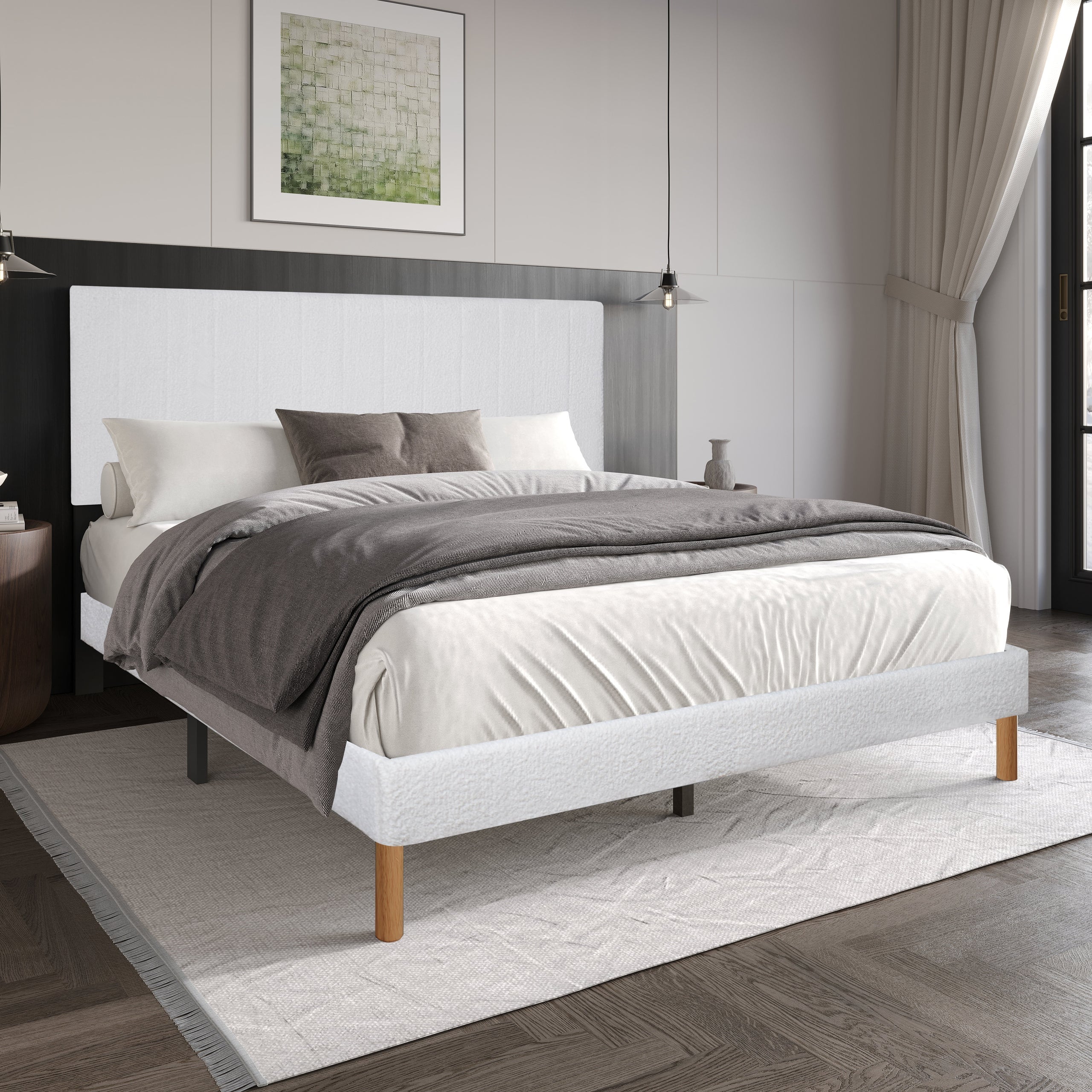 HH200 Platform Bed - Twin, Full, Queen, King *Full - HH200 PLATFORM BED Full
