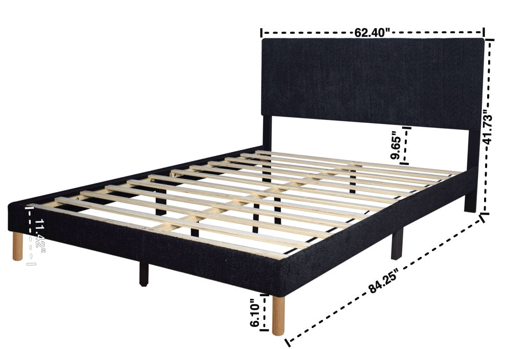 HH205 Platform Bed - Twin, Full, Queen, King *King - HH205 PLATFORM BED King