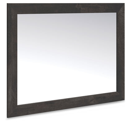 Hollivern Dark Gray Bedroom Mirror - PCB2108-36
