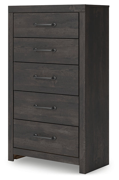 Hollivern Dark Gray Chest of Drawers - PCB2108-46