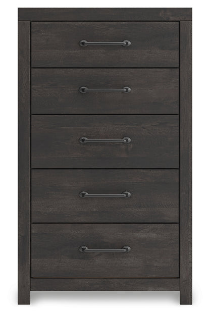 Hollivern Dark Gray Chest of Drawers - PCB2108-46