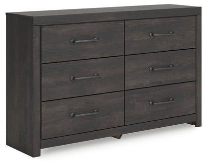 Hollivern Dark Gray Dresser - PCB2108-31