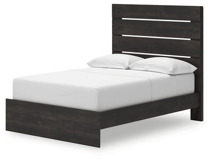 Hollivern Dark Gray Full Panel Storage Bed - PCB2108B15