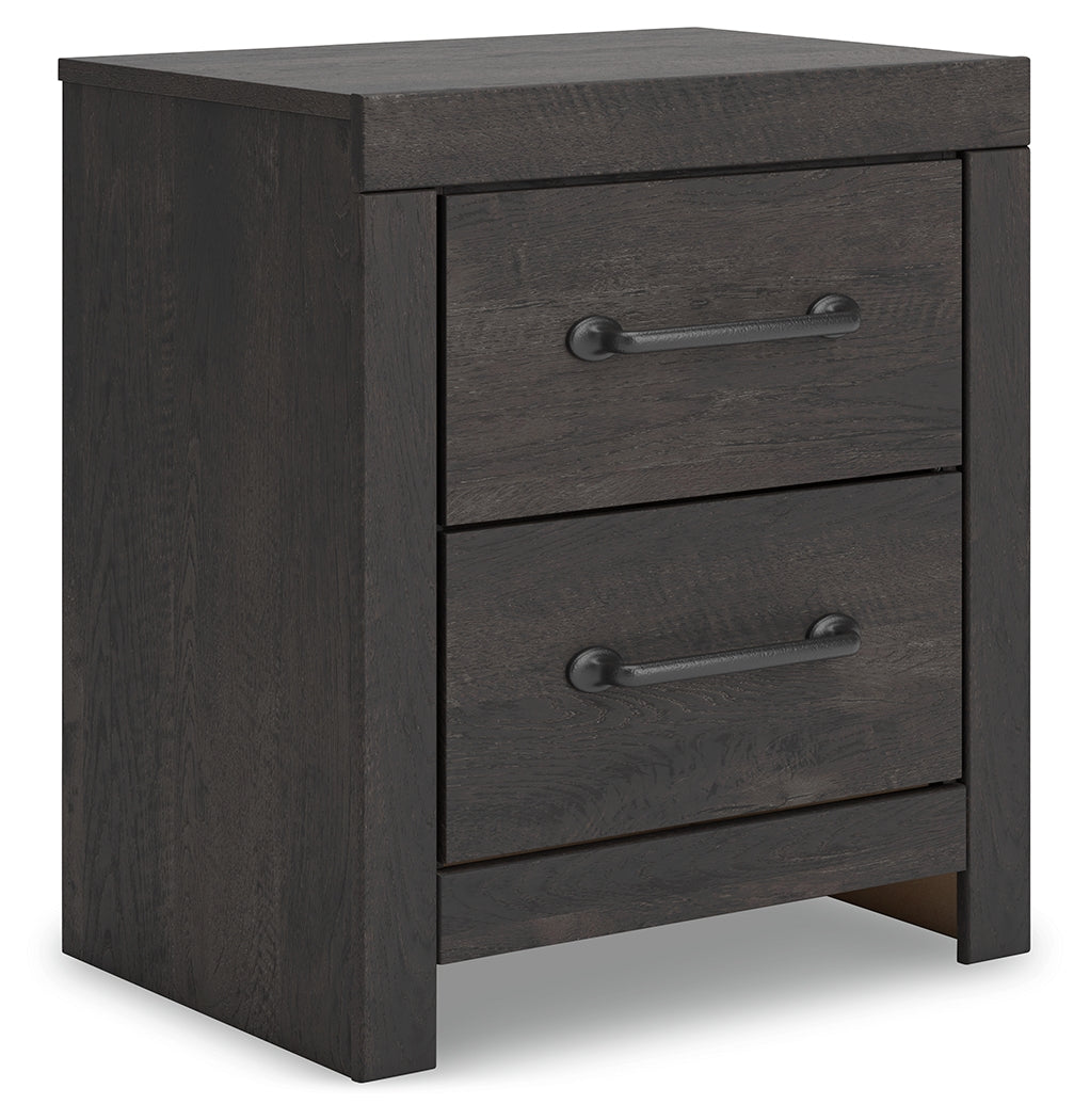 Hollivern Dark Gray Nightstand - PCB2108-92