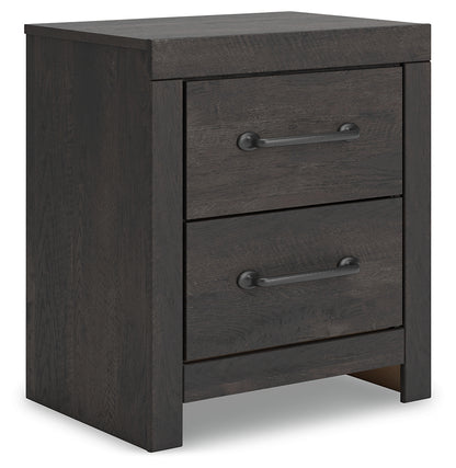 Hollivern Dark Gray Nightstand - PCB2108-92