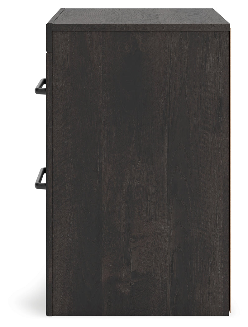 Hollivern Dark Gray Nightstand - PCB2108-92