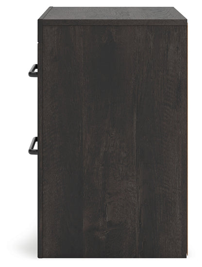 Hollivern Dark Gray Nightstand - PCB2108-92