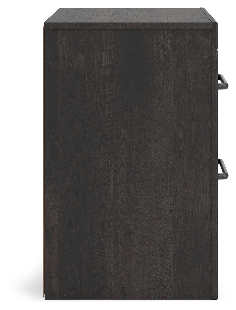 Hollivern Dark Gray Nightstand - PCB2108-92