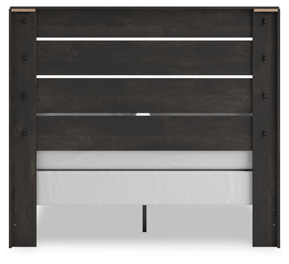 Hollivern Dark Gray Queen Panel Bed - PCB2108B2