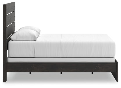 Hollivern Dark Gray Queen Panel Bed - PCB2108B2