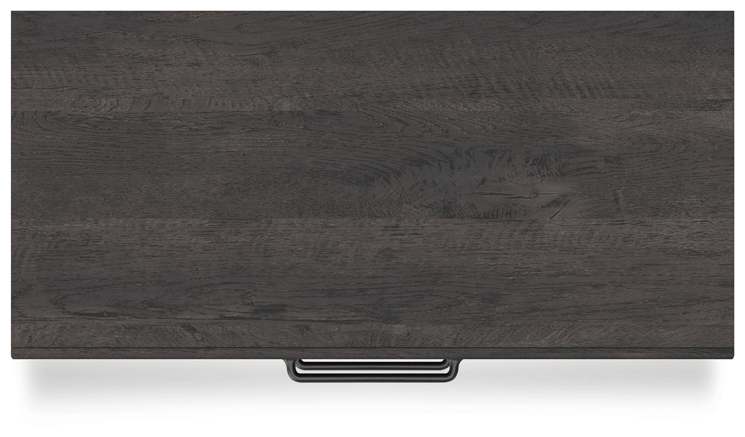 Hollivern Full Panel Bed with Mirrored Dresser, Chest and Nightstand in Dark Gray from Ashley - Luna Furniture