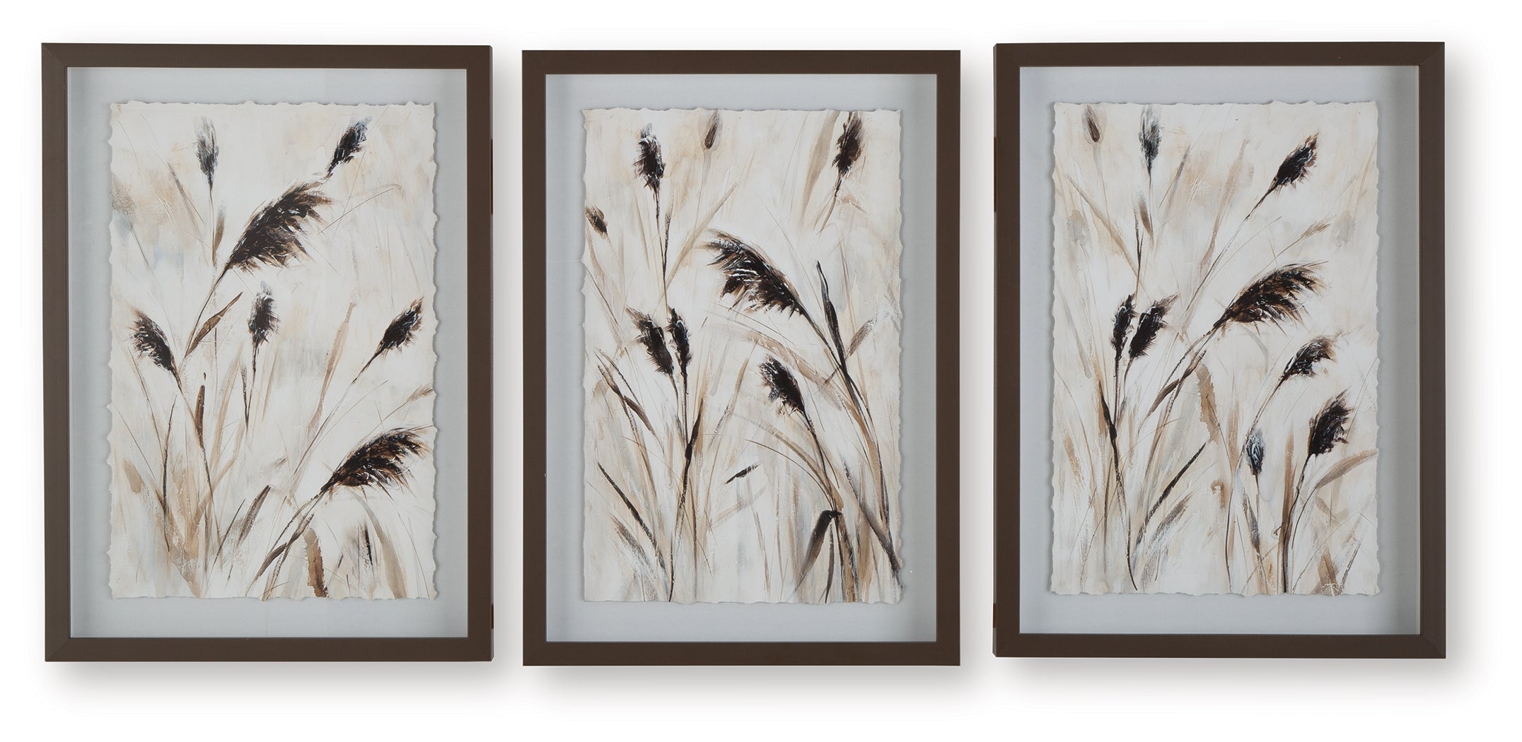Honslow Brown/Black/White Wall Art (Set of 3) - A8000506