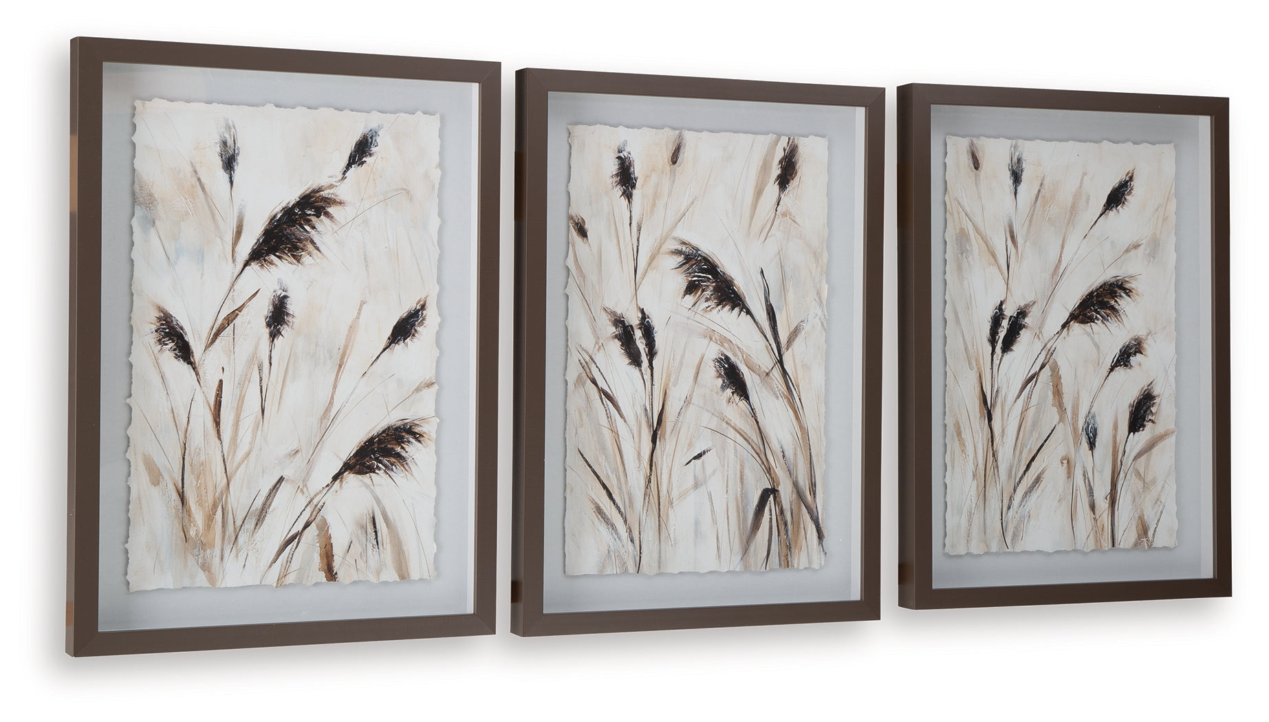 Honslow Brown/Black/White Wall Art (Set of 3) - A8000506