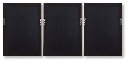 Honslow Brown/Black/White Wall Art (Set of 3) - A8000506