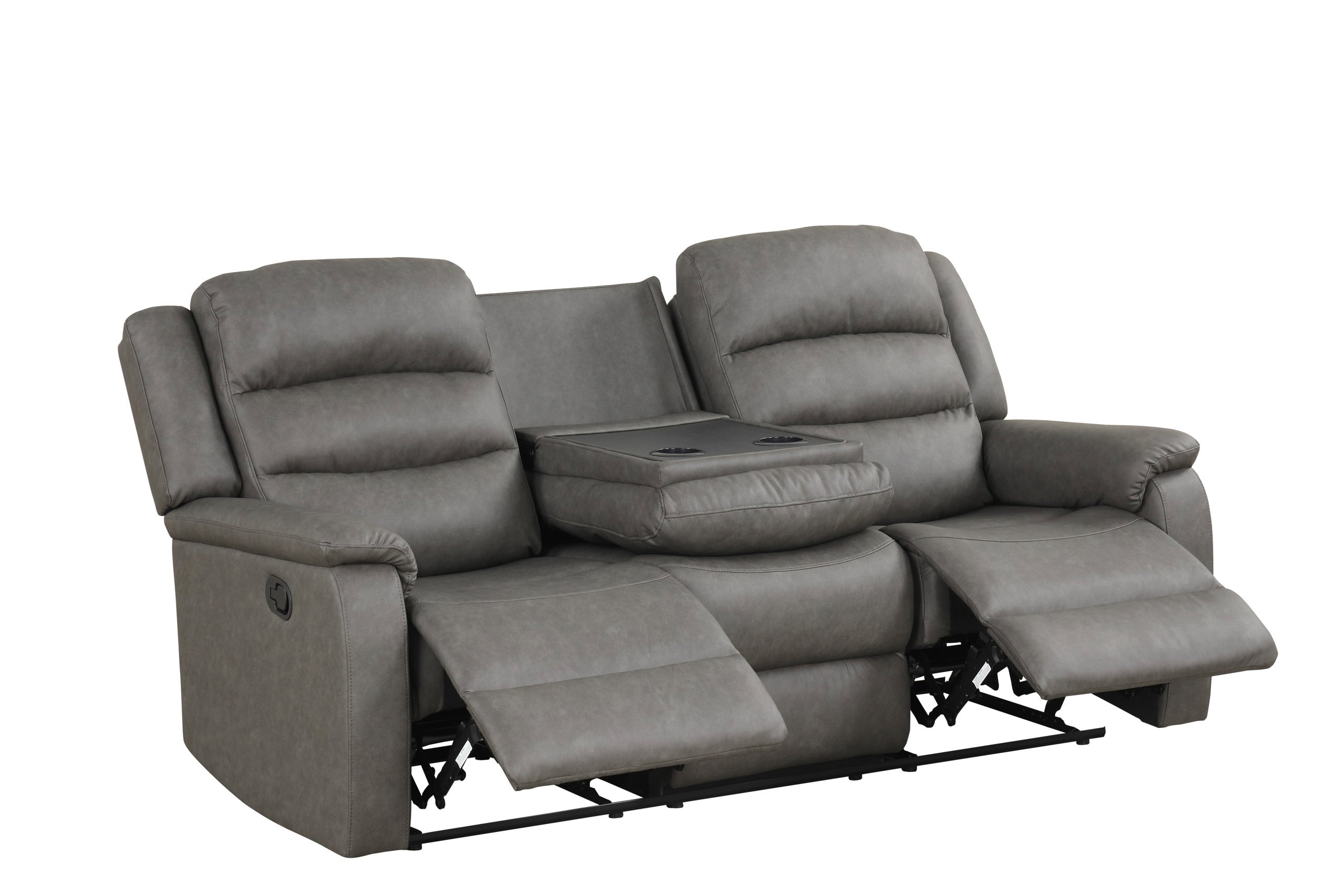 Hope Gray 3PC Reclining Set - HOPE GRAY 3PC