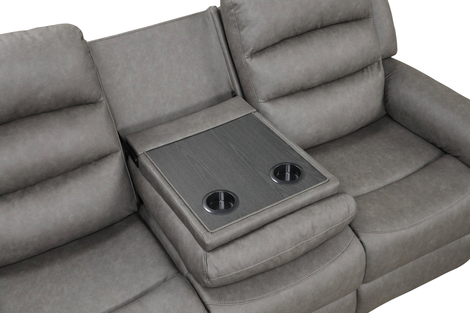 Hope Gray 3PC Reclining Set - HOPE GRAY 3PC