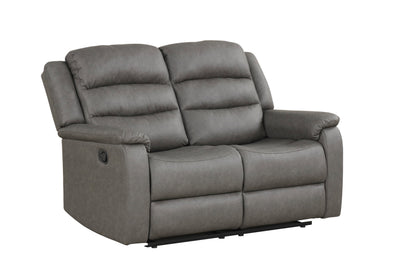 Hope Gray 3PC Reclining Set - HOPE GRAY 3PC