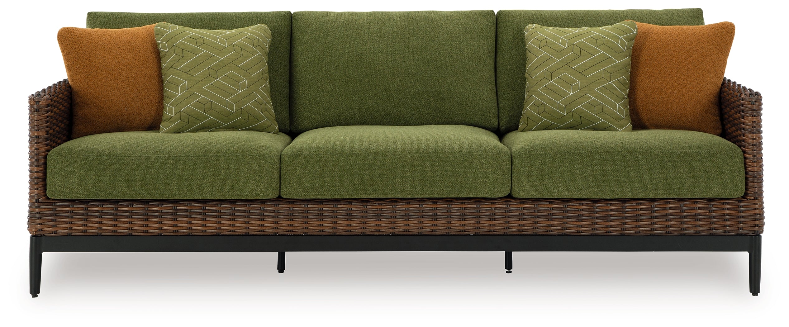 Horizon Hall Outdoor Sofa, 2 Lounge Chairs, Ottoman and Coffee Table - P572P3