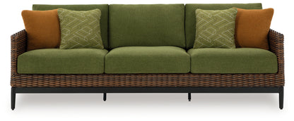 Horizon Hall Outdoor Sofa, 2 Lounge Chairs, Ottoman and Coffee Table - P572P3