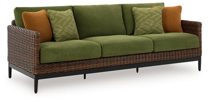 Horizon Hall Outdoor Sofa, 2 Lounge Chairs, Ottoman and Coffee Table - P572P3
