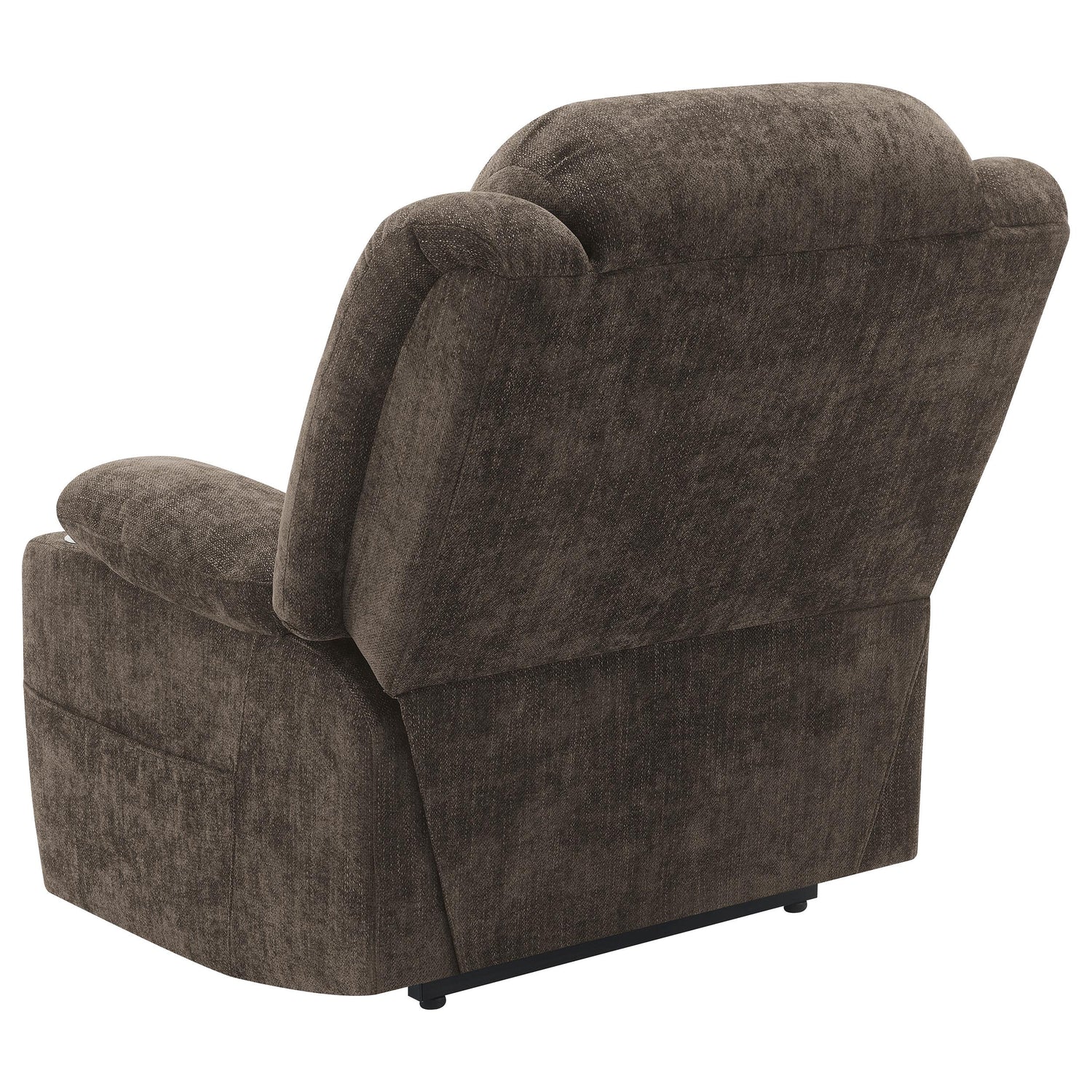 Houston Upholstered Power Lift Recliner Chair Dark Brown - 603233P