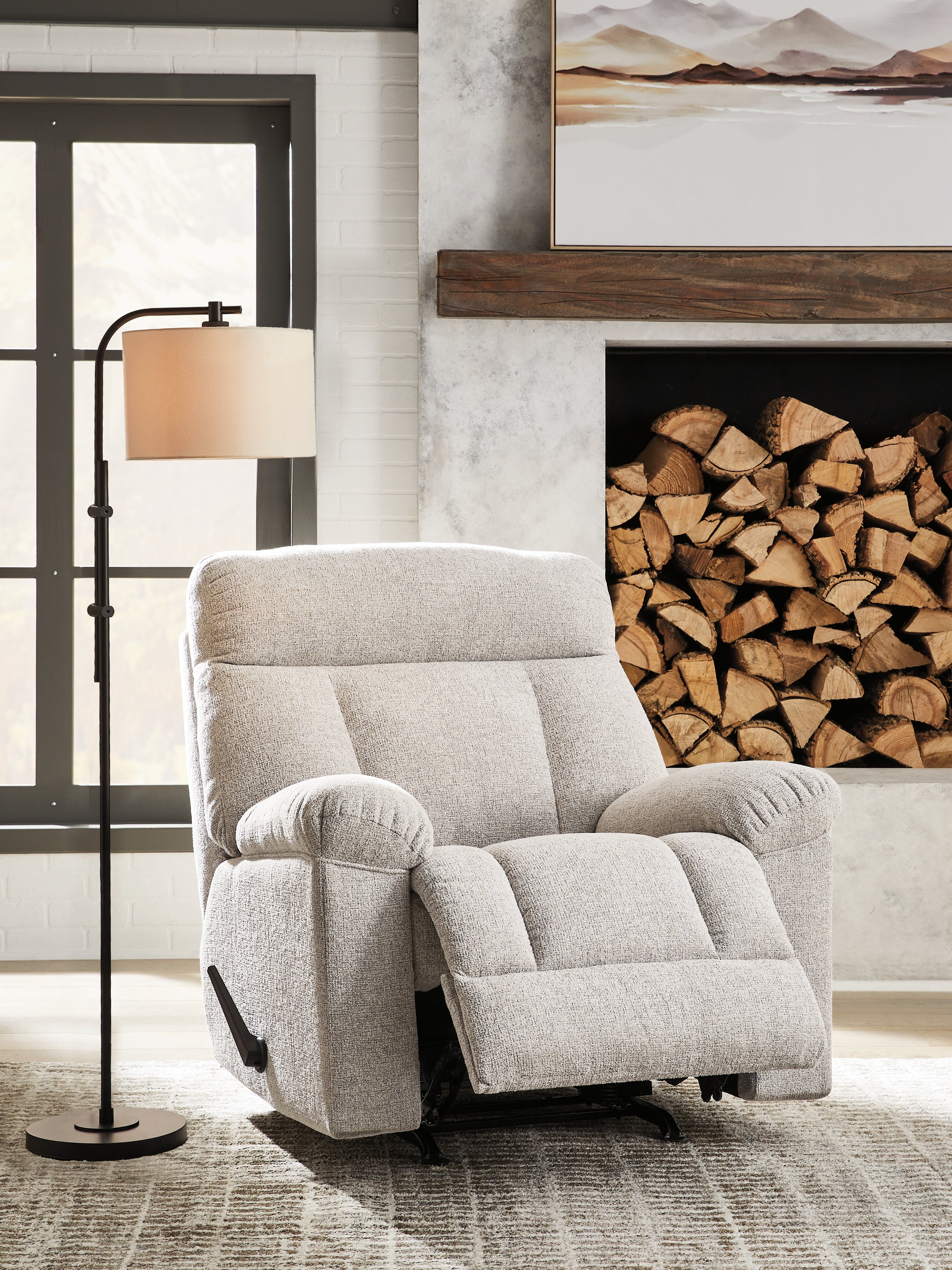 Hoyne Park Cobble Stone Recliner - PC8281525