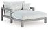 Hurley Park Gray Outdoor Chaise Lounge with Cushion - PCP695-815