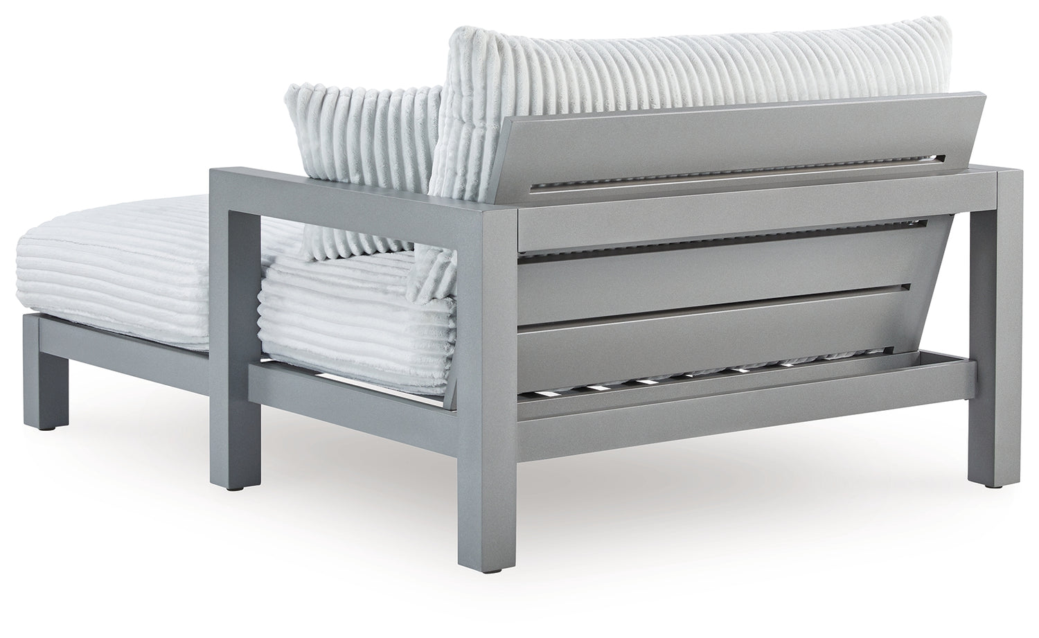 Hurley Park Gray Outdoor Chaise Lounge with Cushion - PCP695-815