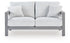 Hurley Park Gray Outdoor Loveseat with Cushion - PCP695-835